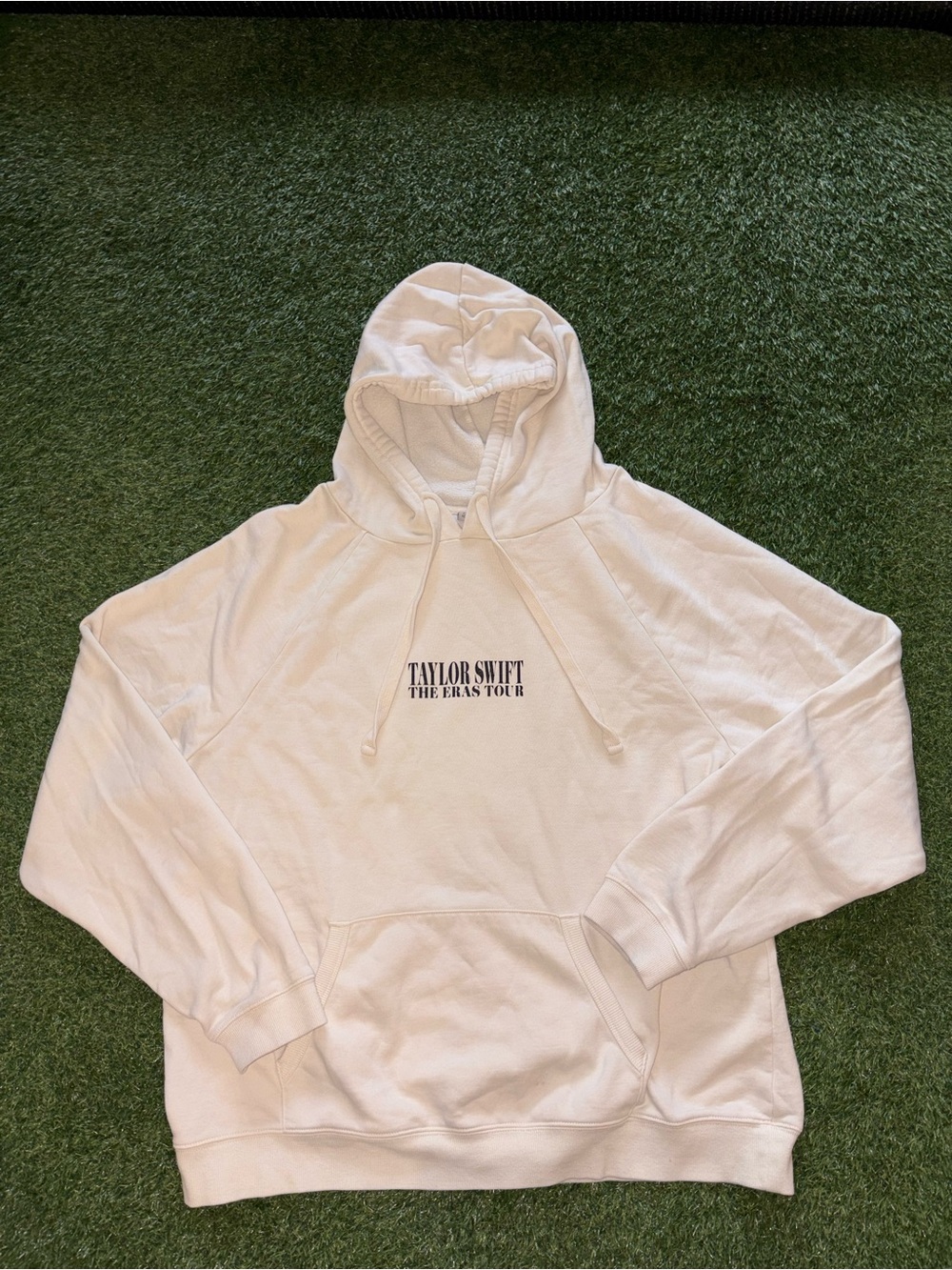 Taylor Swift White Crewneck Sweatshirt - The Eras Tour Logo